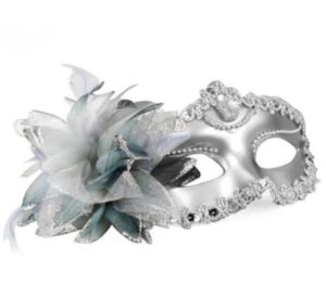 Masquerade Mask - Princess Silver